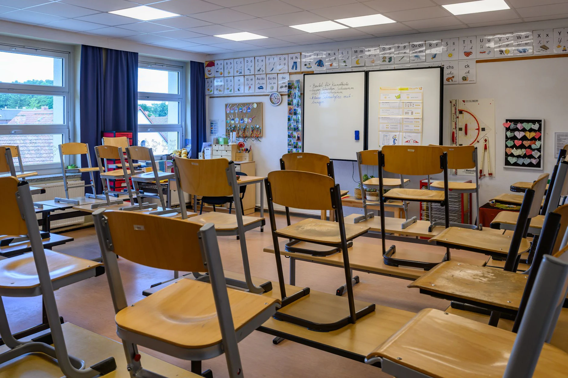 In Berlin Weißensee wird seit acht Jahren eine Schule saniert.
