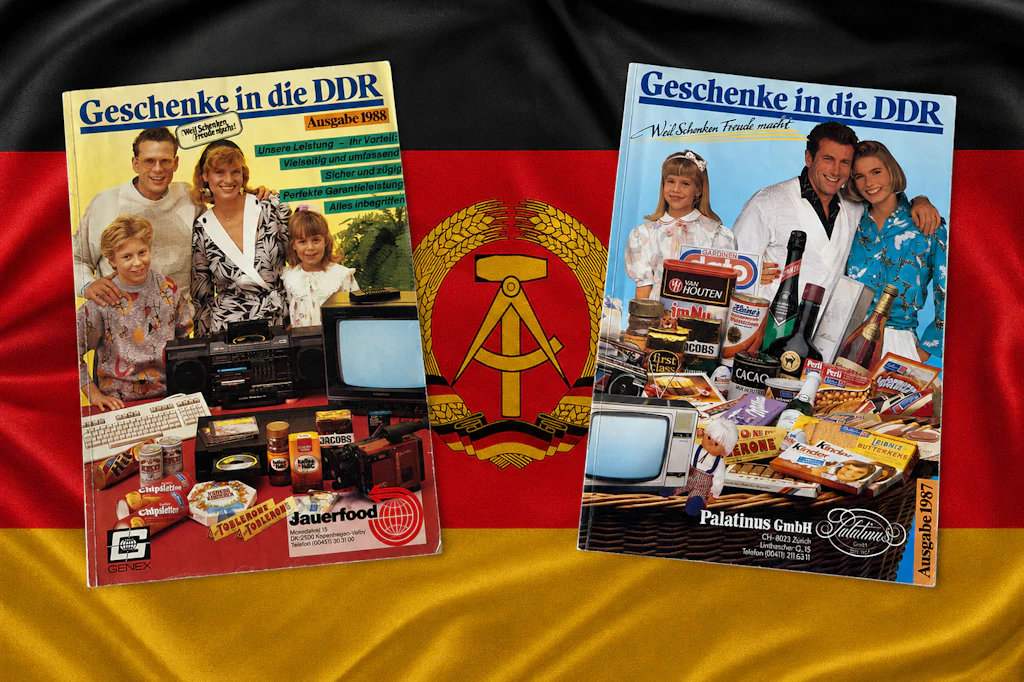 So sahen die Genex-Kataloge „Geschenke in die DDR“ aus.
