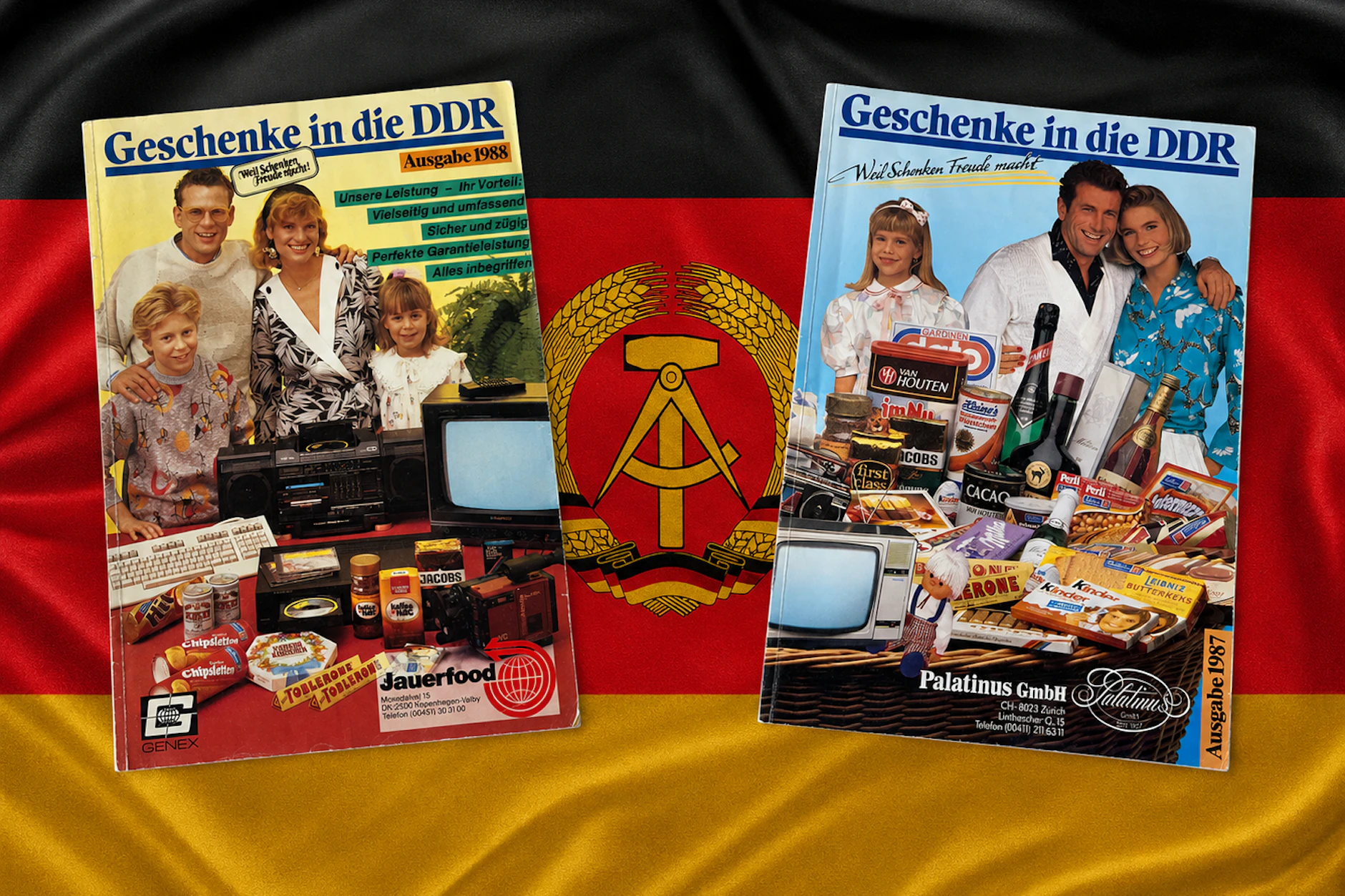 So sahen die Genex-Kataloge „Geschenke in die DDR“ aus.