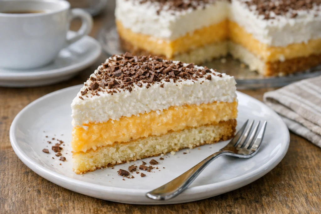 Die herrliche Clic-Torte wird als Dessert im Sommer wieder richtig beliebt. Der fruchtige Geschmack nach Orange bringt Sommer-Erinnerungen aus der Kindheit auf den Teller!