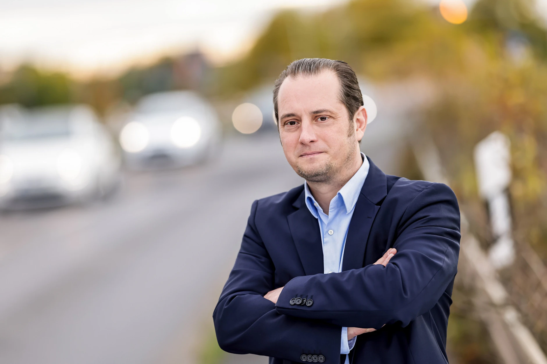 Johannes Kraft setzt sich für einen verträglichen Umbau am S-Bahnhof Buch ein.