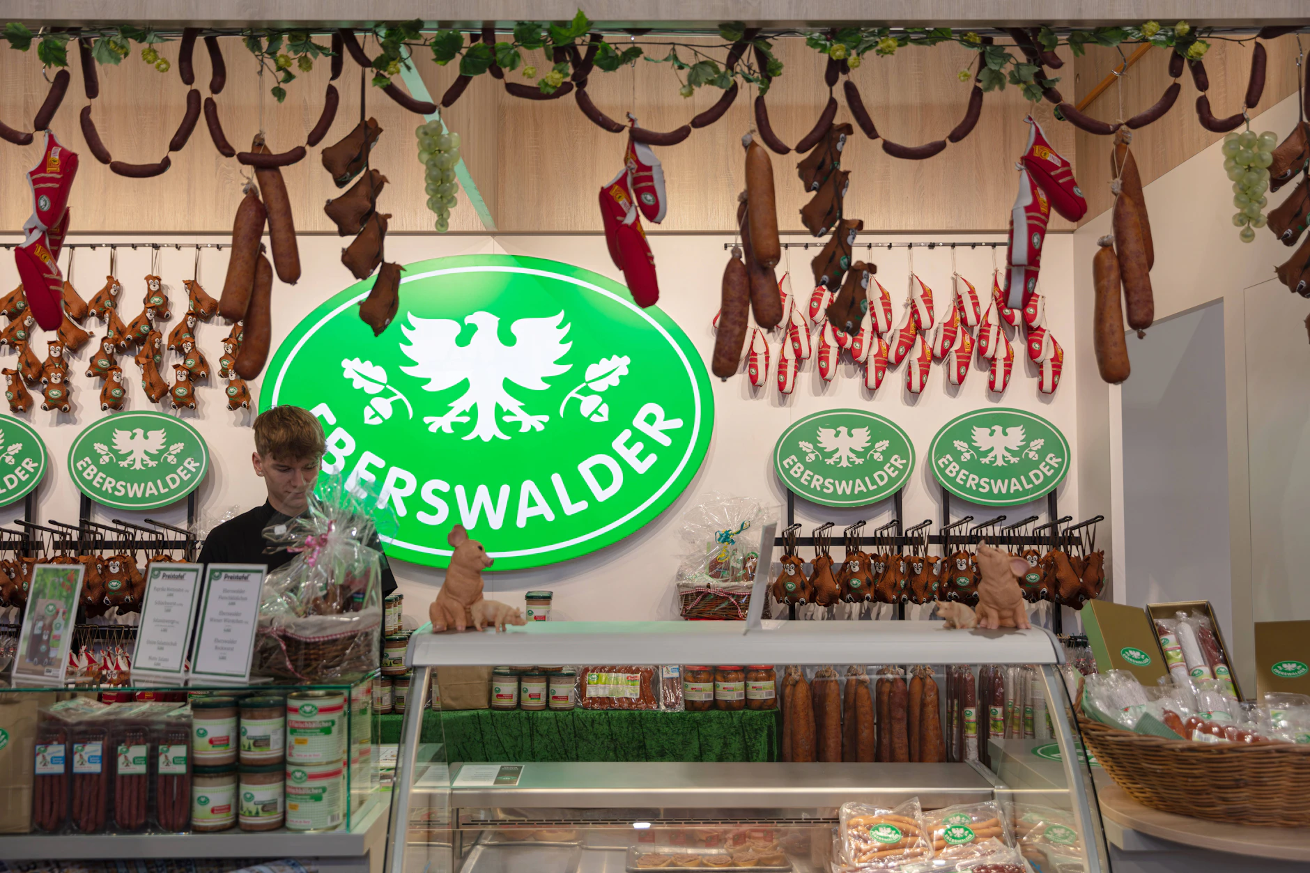 Die Eberswalder Bockwürste werden heute in Sachsen produziert, nicht mehr in Brandenburg.