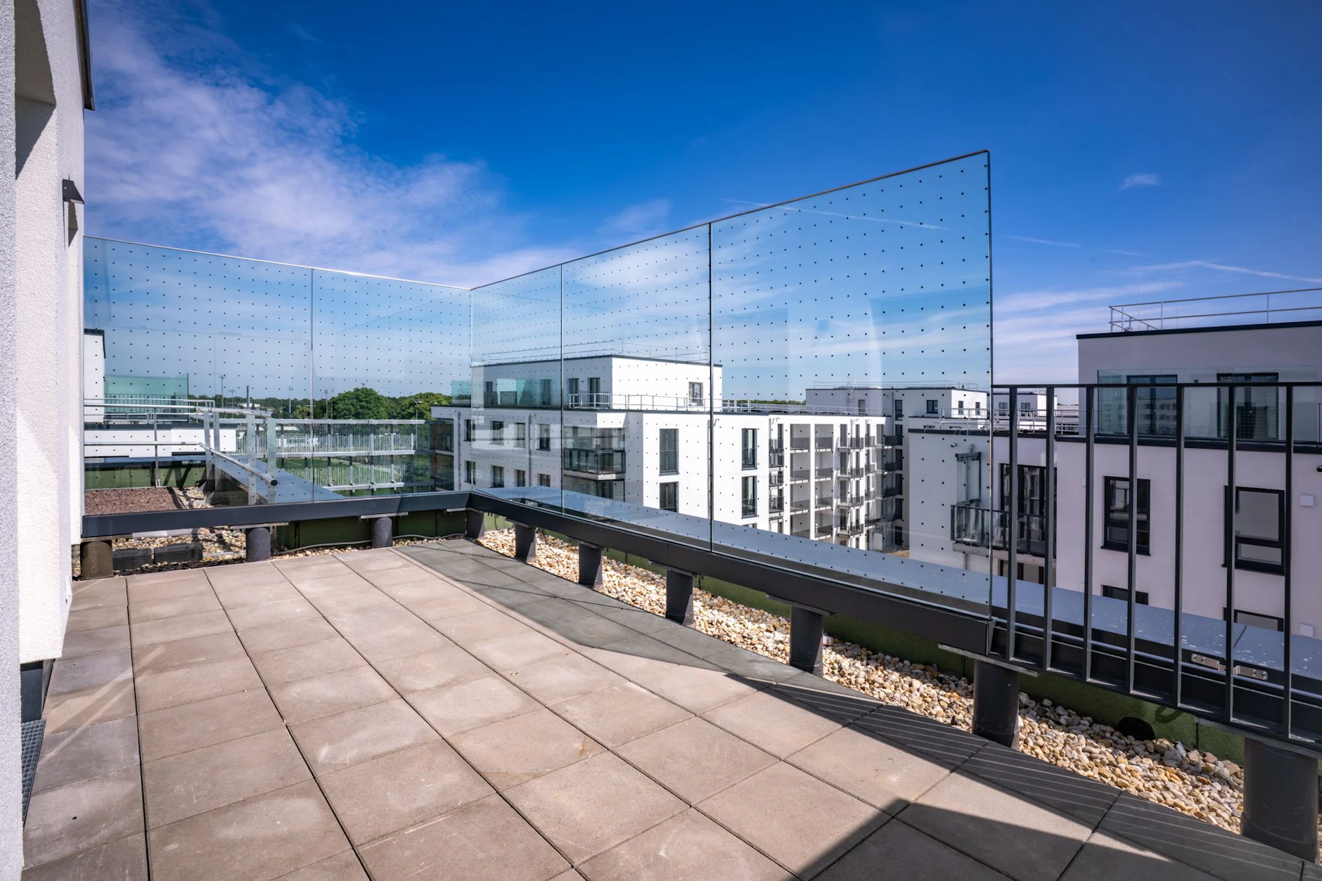 Dachterrasse in Lichtenberg.