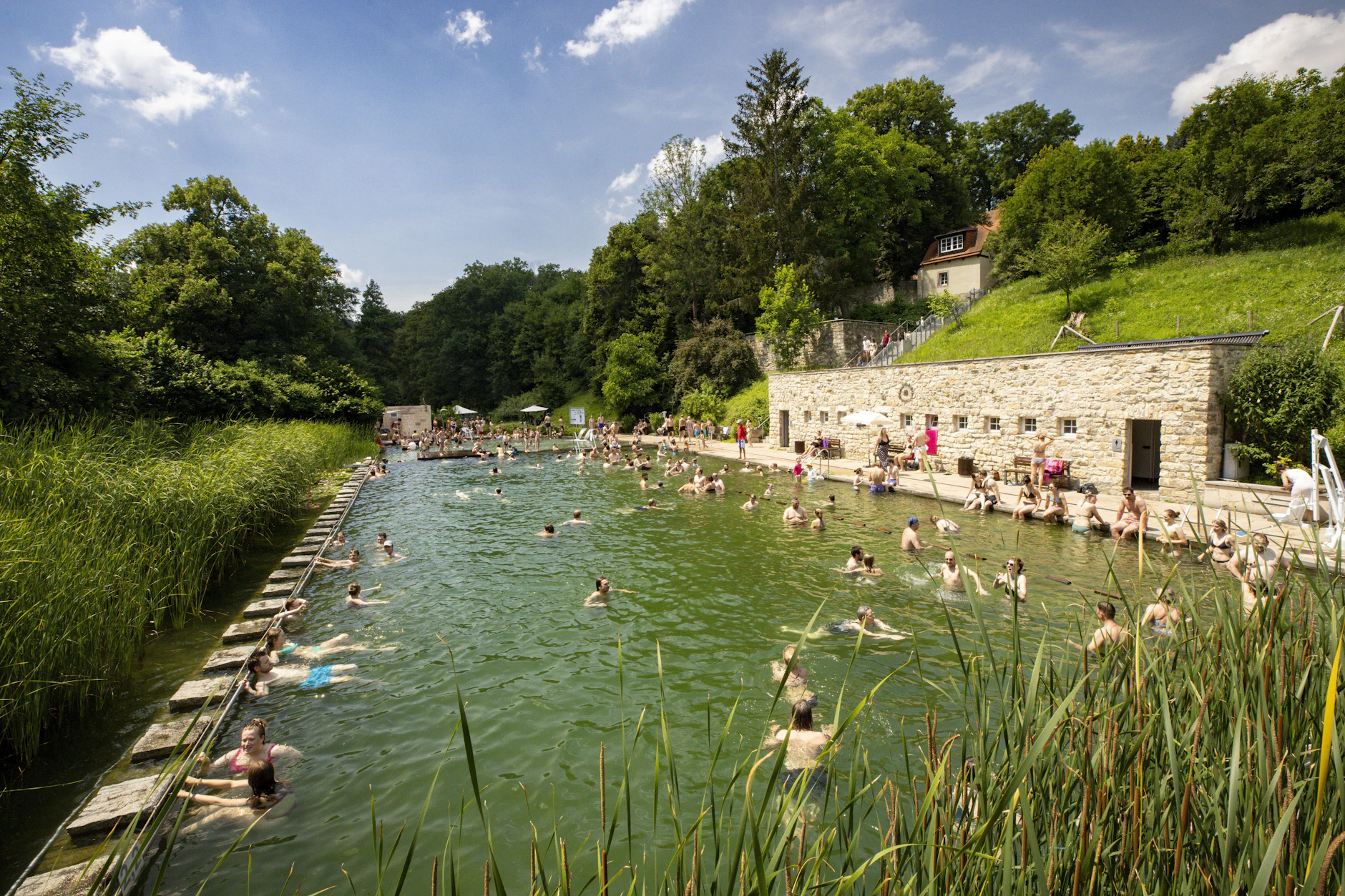 Das Zschonergrundbad begeistert seine Gäste durch eine Mischung aus Natur, Historie und Kultur.