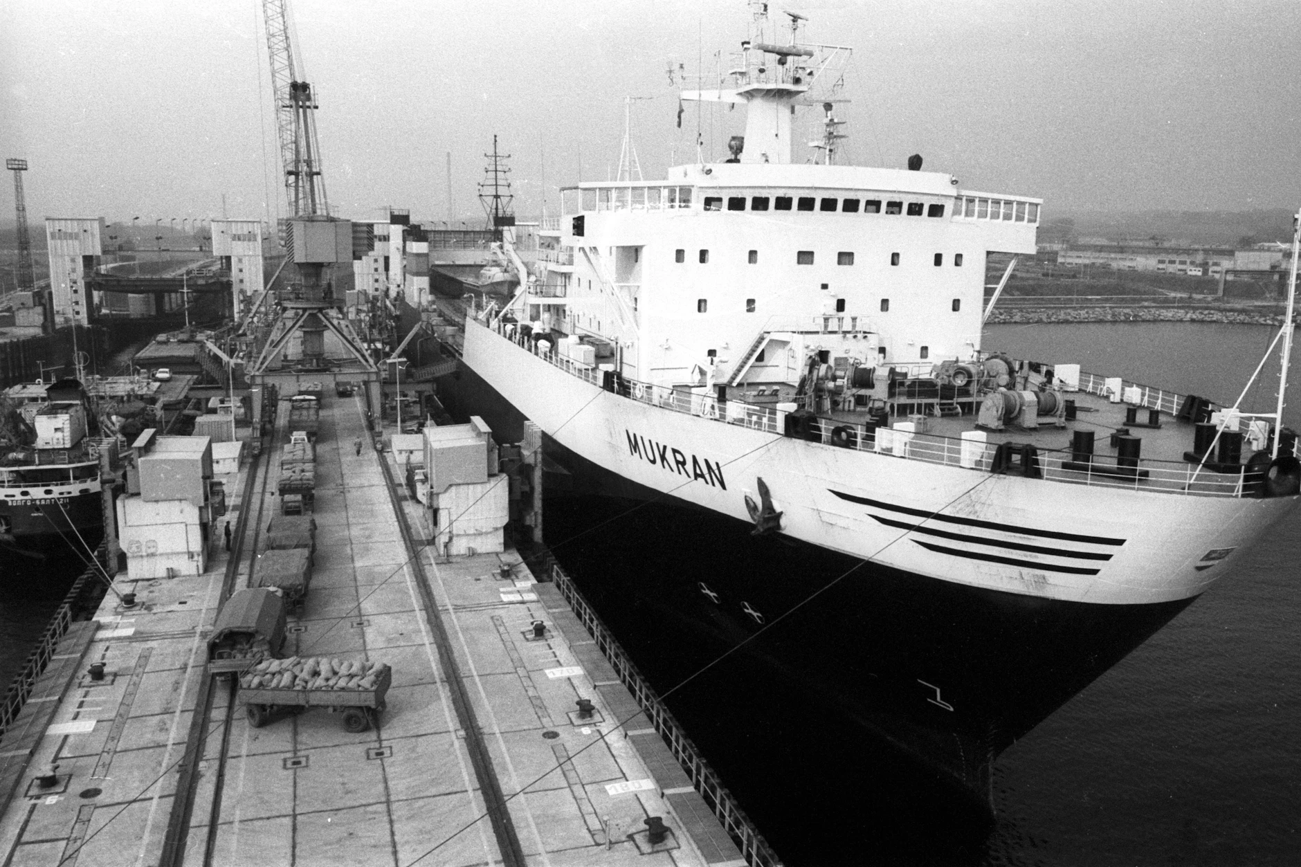 Die Fähre „Mukran“ gehörte zu den größten Eisenbahnfährschiffen der DDR und Welt.
