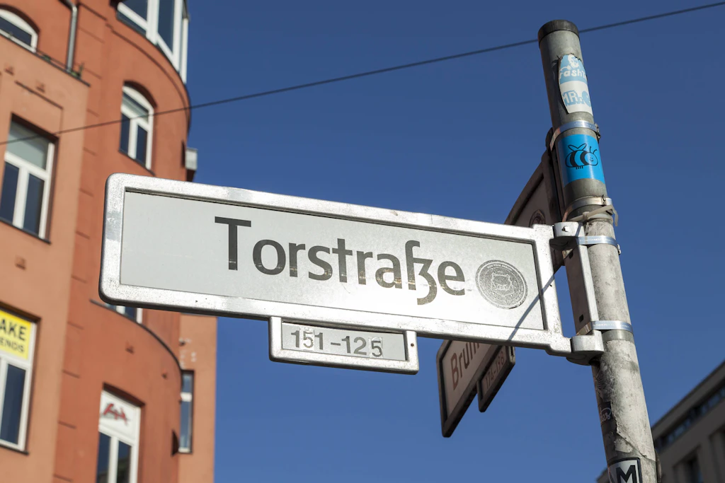 Die Torstraße in Berlin-Mitte