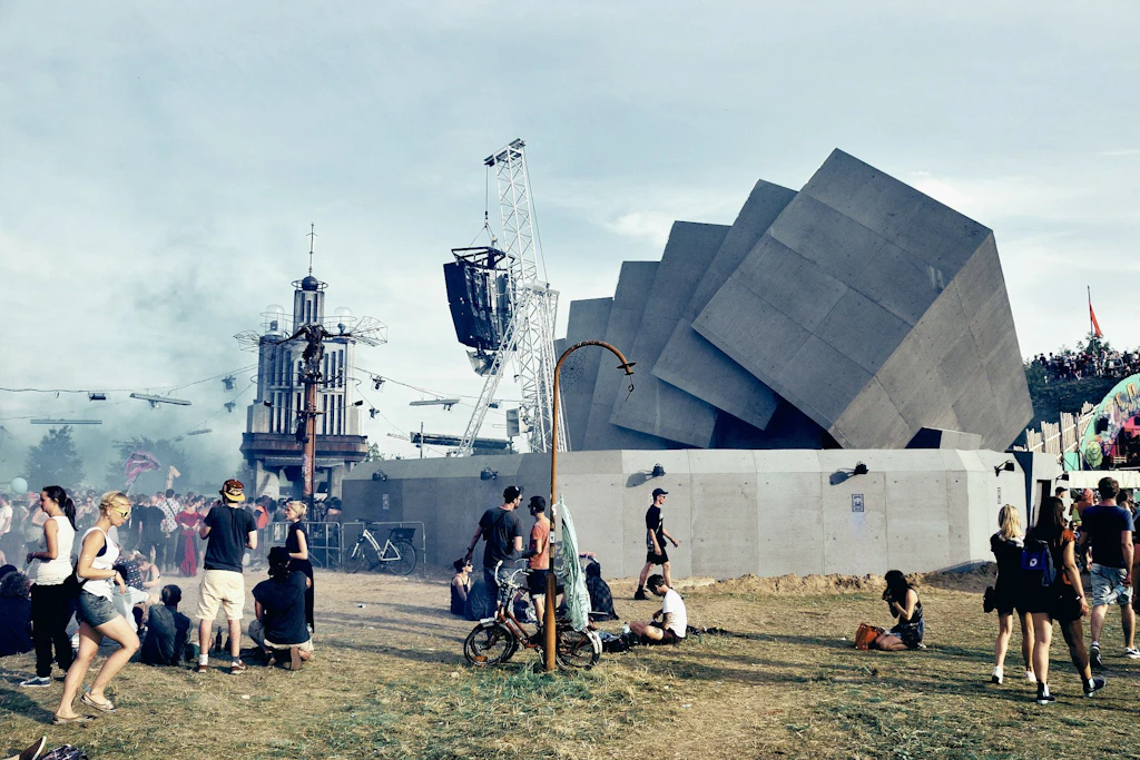 Das Fusion-Festival in Lärz - weitere große Musikevents folgen noch im Osten.