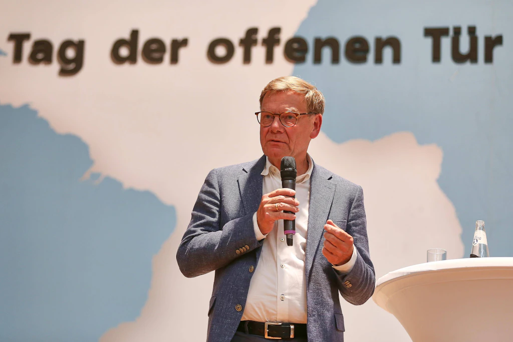 Tag der offenen Tür im Auswärtigen Amt am 21. Juni: Johann Wadephul, Bundesminister des Auswärtigen, stellt sich den Fragen der Bürger.