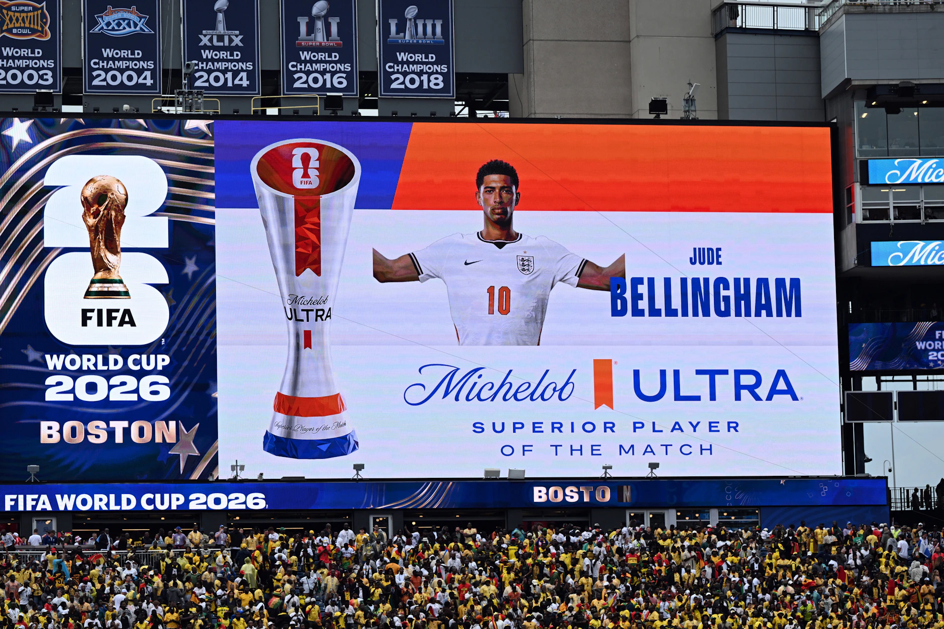 Die Fifa zeichnete Bellingham nach dem WM-Spiel als "Superior Player of the Match" aus.