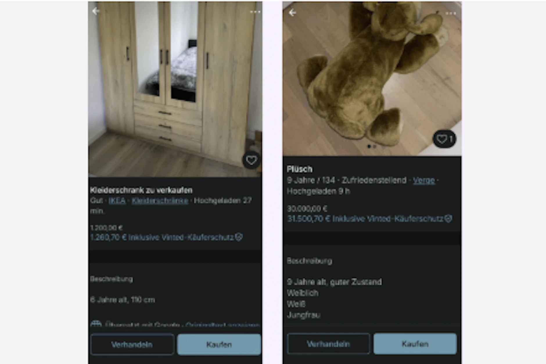 Die Angaben zu den Bildern sind unpassend und verstören viele Nutzer.