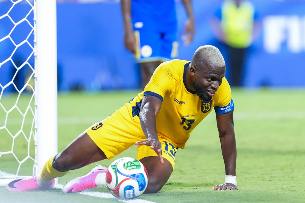 Ecuadors WM-Rekord-Torschütze Enner Valencia blieb bei der laufenden Weltmeisterschaft bislang noch erfolglos.