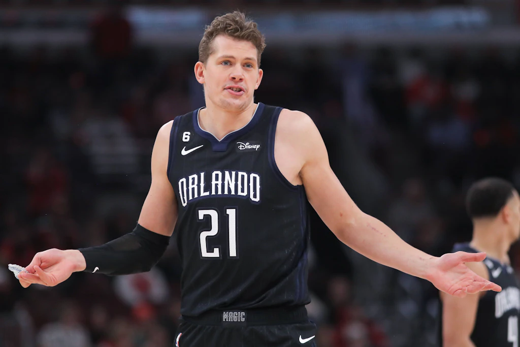 Moritz Wagner, hier im Trikot der Orlando Magic, sorgte bei der Fußball-WM für den Lacher des Abends.