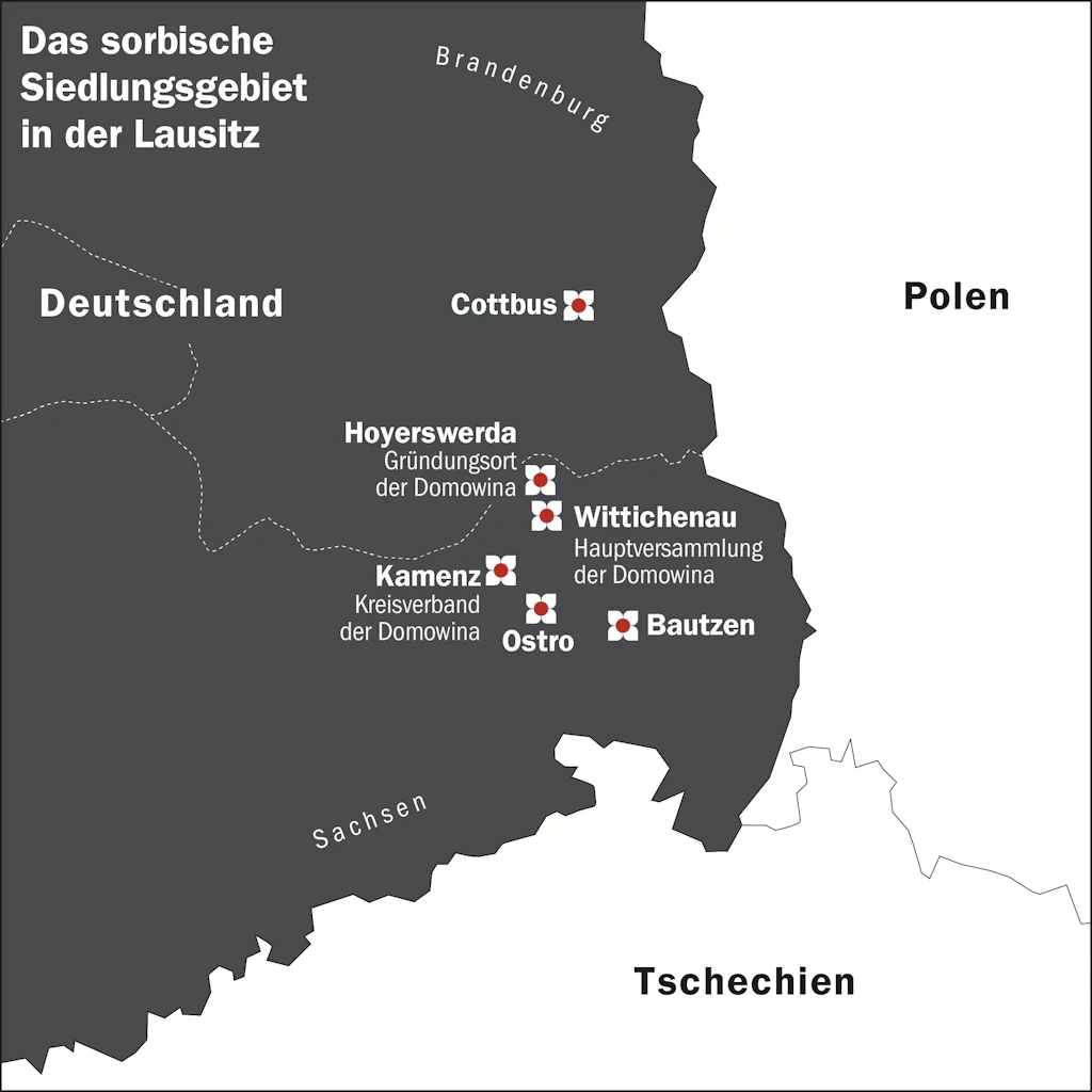 Wo die Lausitzer Slawen zu Hause sind.