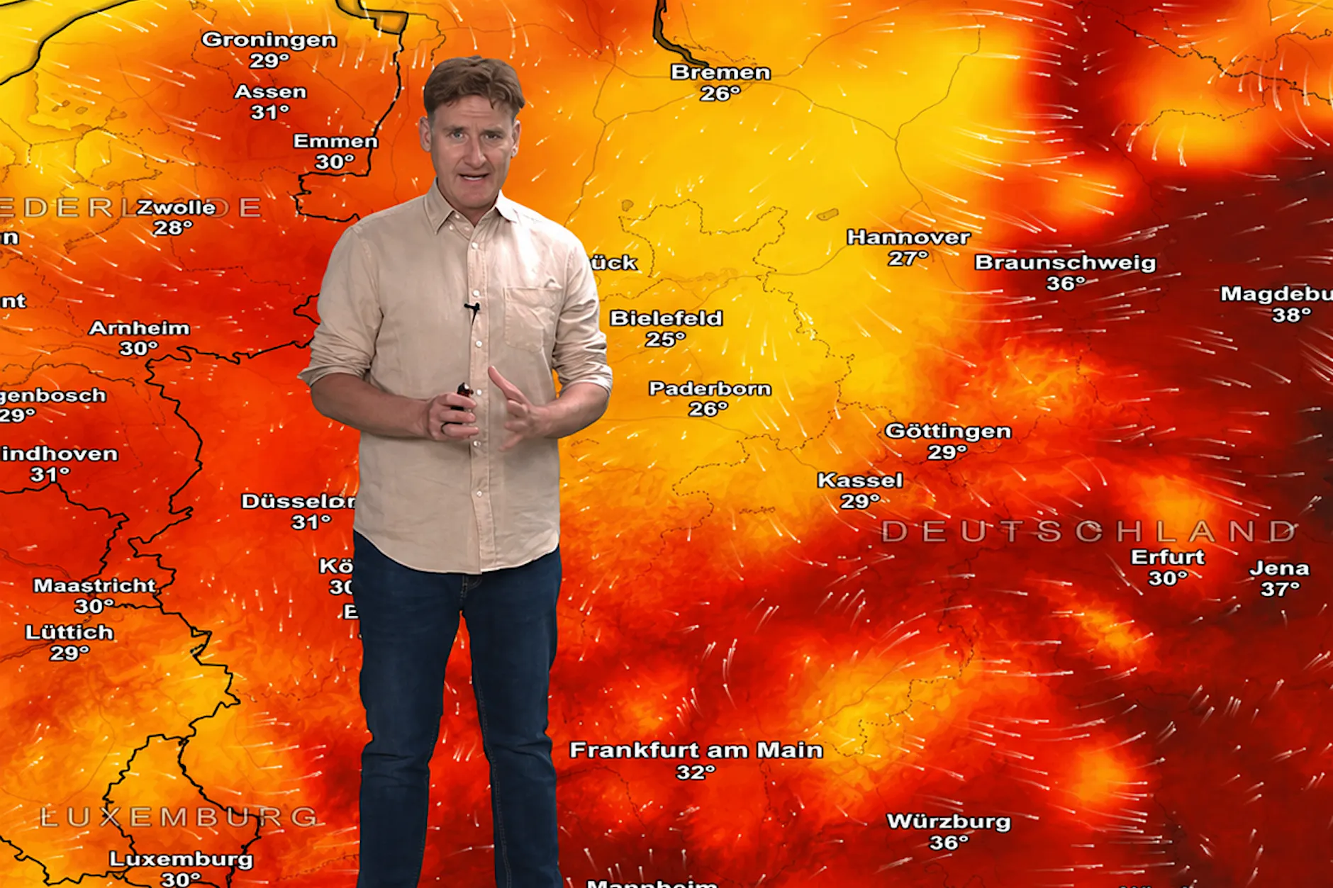 Hitze-Atlas für 150 Städte im Osten: So heiß wird das Wochenende bei Ihnen!