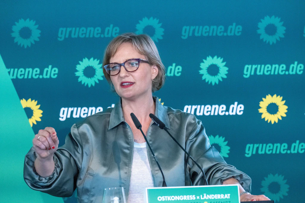 Franziska Brantner, Bundesvorsitzende von Bündnis 90/Die Grünen, auf dem Kleinen Parteitag der Grünen