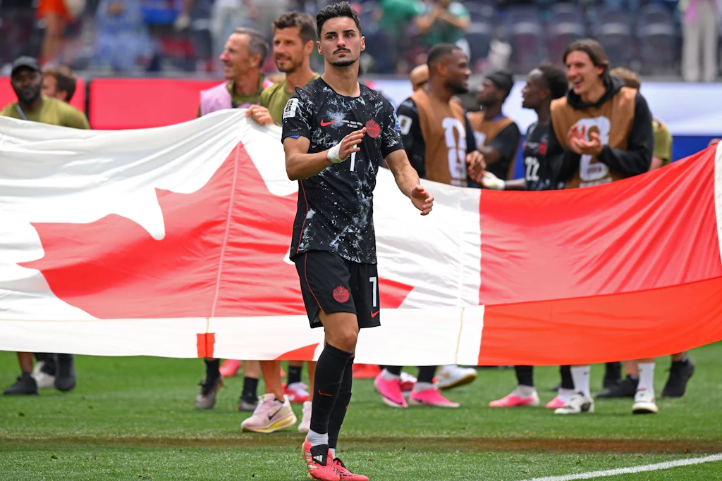 Stephen Eustaquio: Der kanadische Siegtorschütze zeigte nach dem Spiel Emotionen.