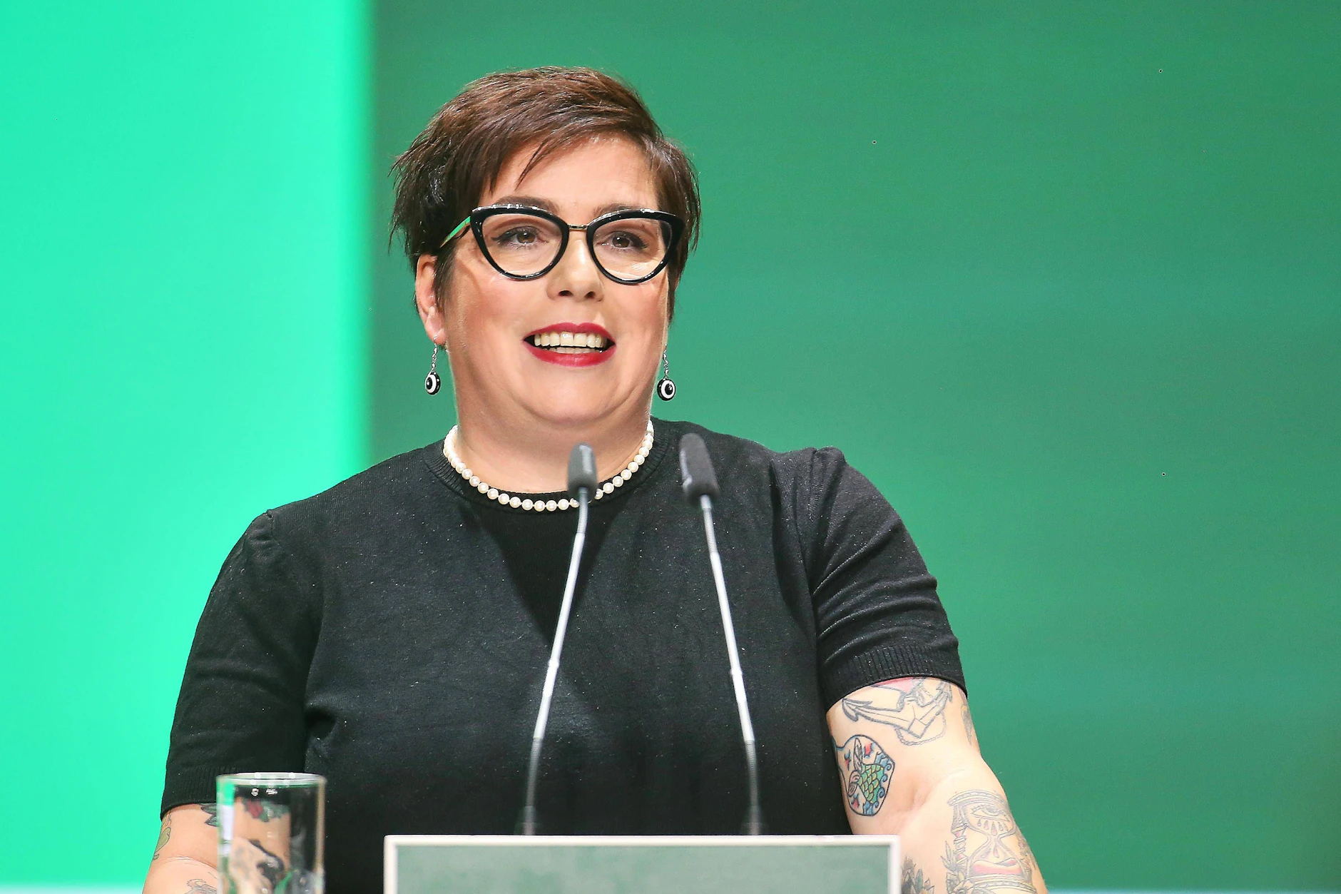 Die Grünen-Spitzenkandidatin Susan Sziborra-Seidlitz will günstigen Strom dort, wo er grün produziert wird.