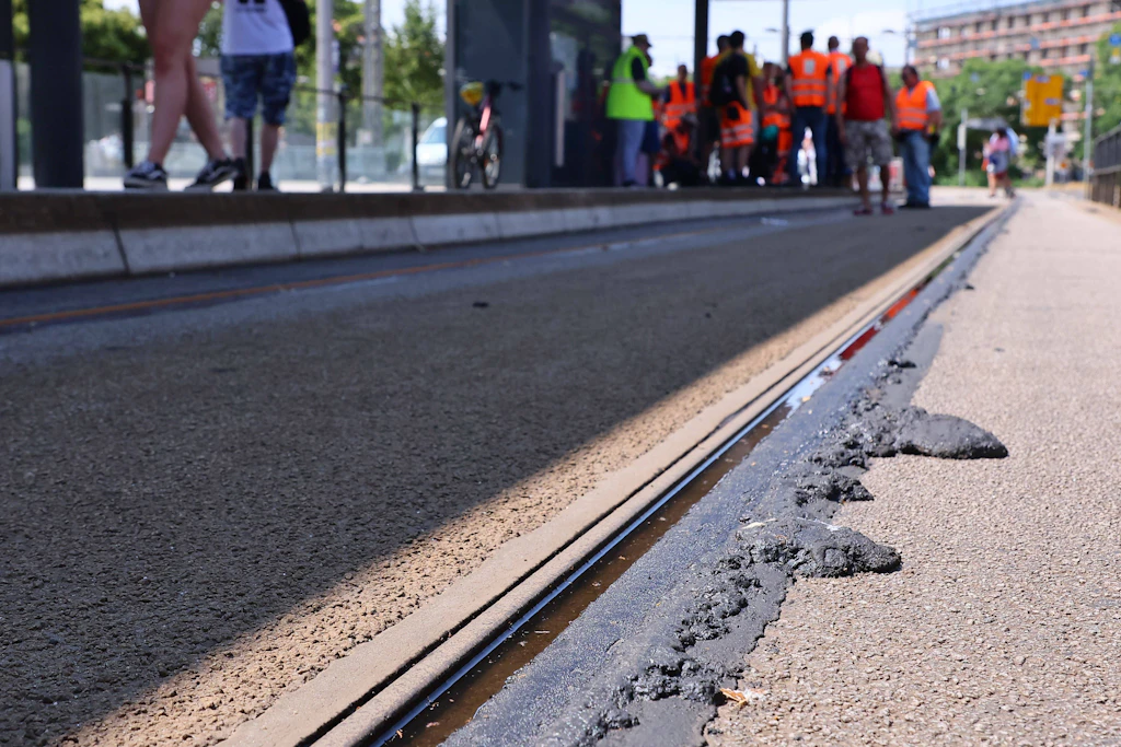 Die Hitze sorgte dafür, dass die Straßenbahnen in Leipzig tagelang ausfielen.