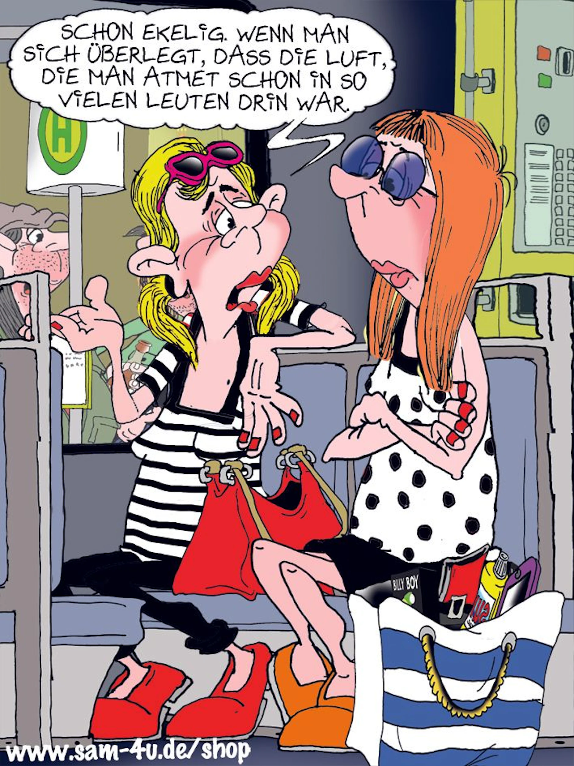 Der Cartoon des Tages fängt jeden Tag den besonderen Berliner Humor ein. Ein Teil unserer Rubrik Witz des Tages, der jeden Tag von unserem Zeichner Sam Paff aus Berlin kommt.