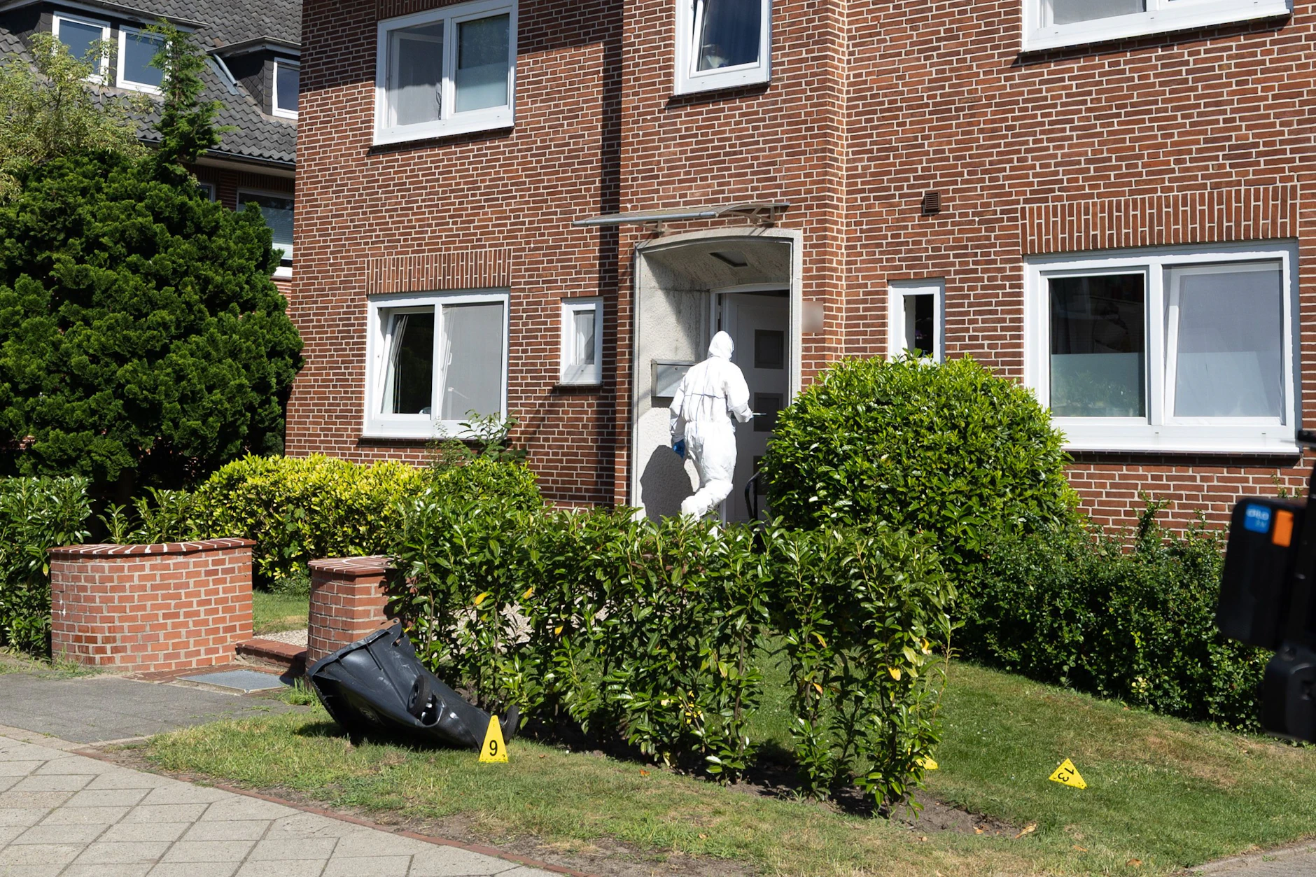 Das Haus der Mutter-Kind-Einrichtung, in dem sechs Mitarbeiter der Einrichtung durch Schüsse getötet wurden.