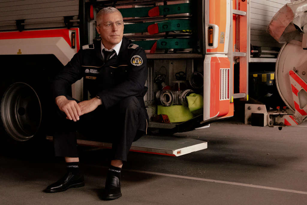 Jörg Nugel in der Feuerwache Weißensee