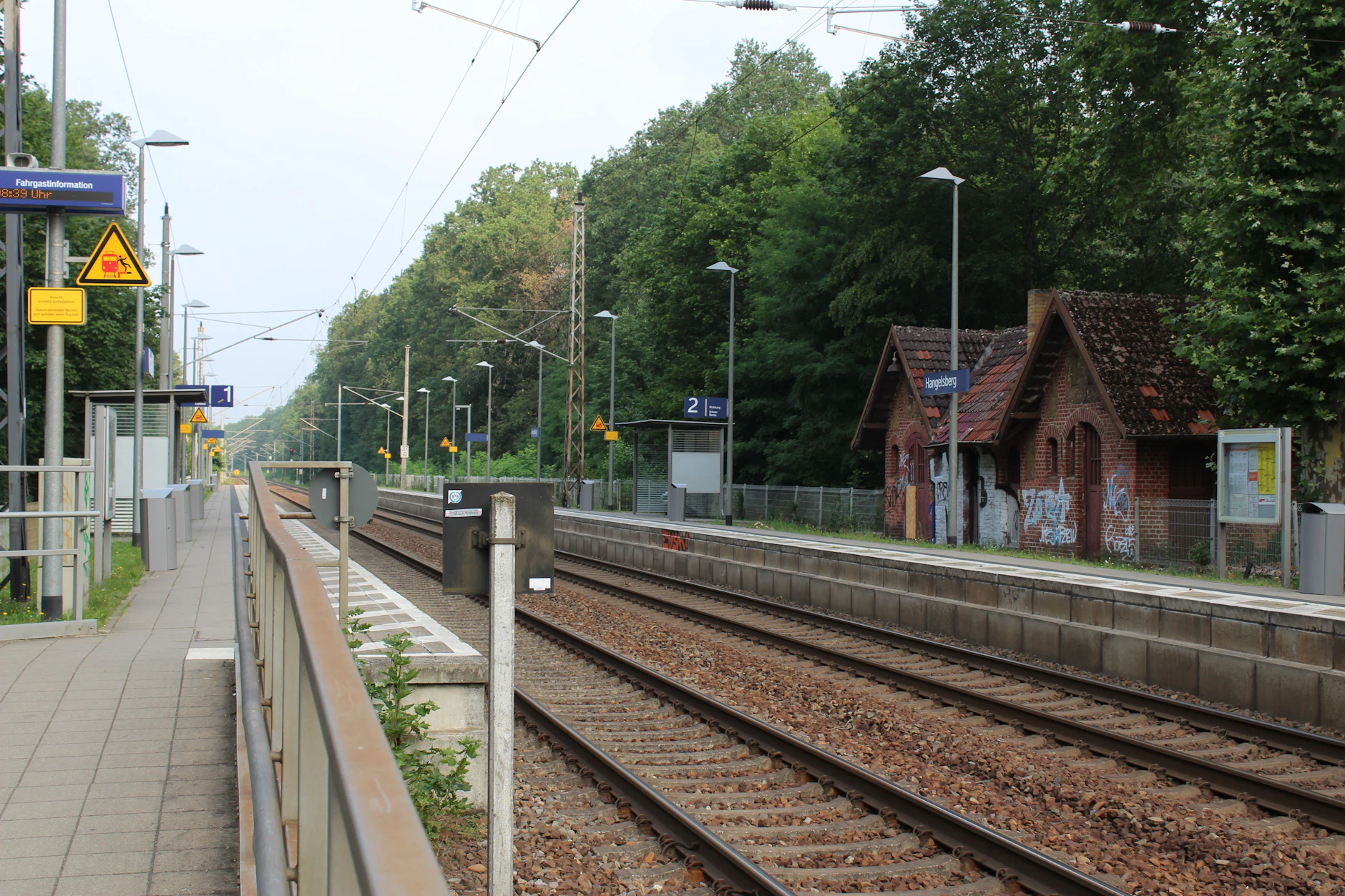 Der Bahnhof Hangelsberg soll fit für die Zukunft gemacht werden.