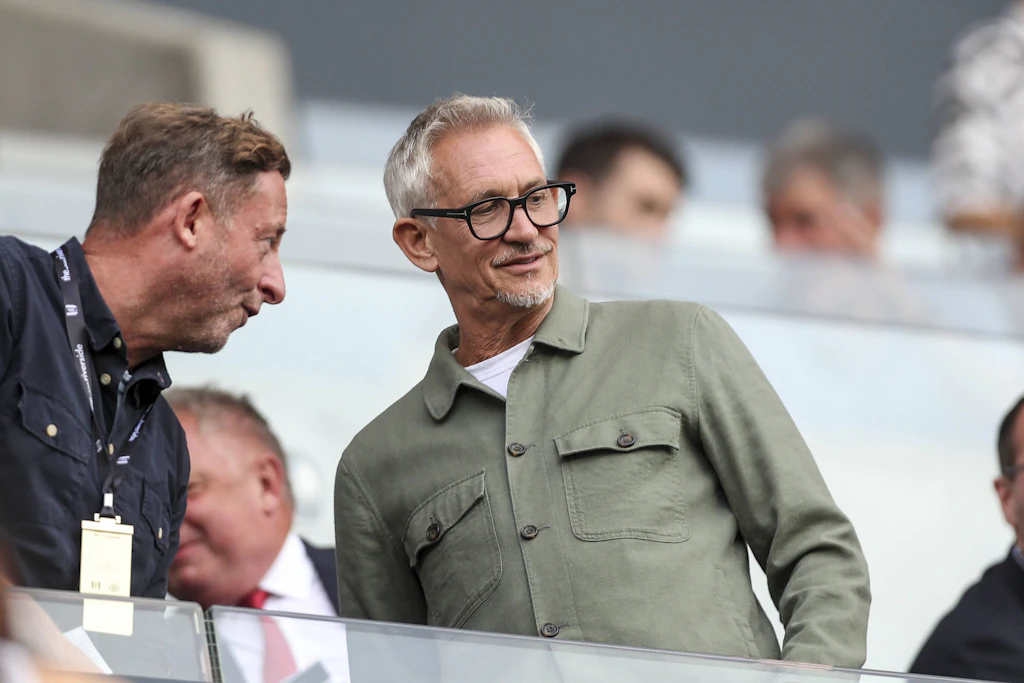 Gary Lineker: Die&nbsp;englische Fußballlegende (r.) äußerte sich gegenüber der „L’Équipe“ kritisch zur DFB-Auswahl.