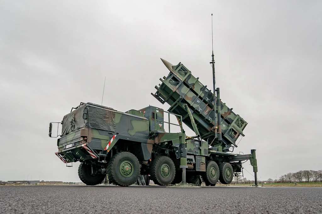 Ein Flugabwehrraketensystem vom Typ Patriot. Die Ukraine soll laut Trump künftig seine eigenen Raketen für das System herstellen.