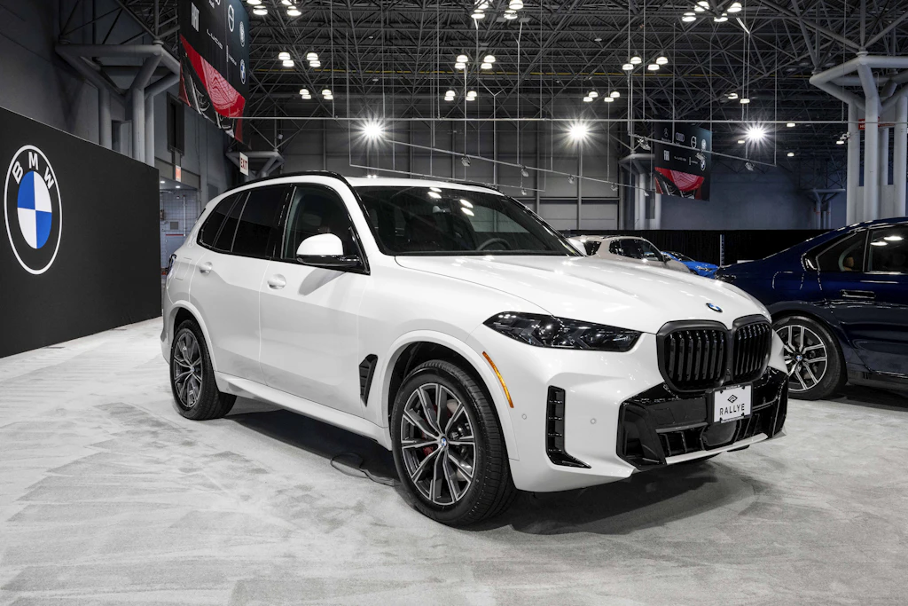 BMW X5 (Modelljahr 2026) auf der New York International Auto Show im Jacob Javits Convention Center am 1. April