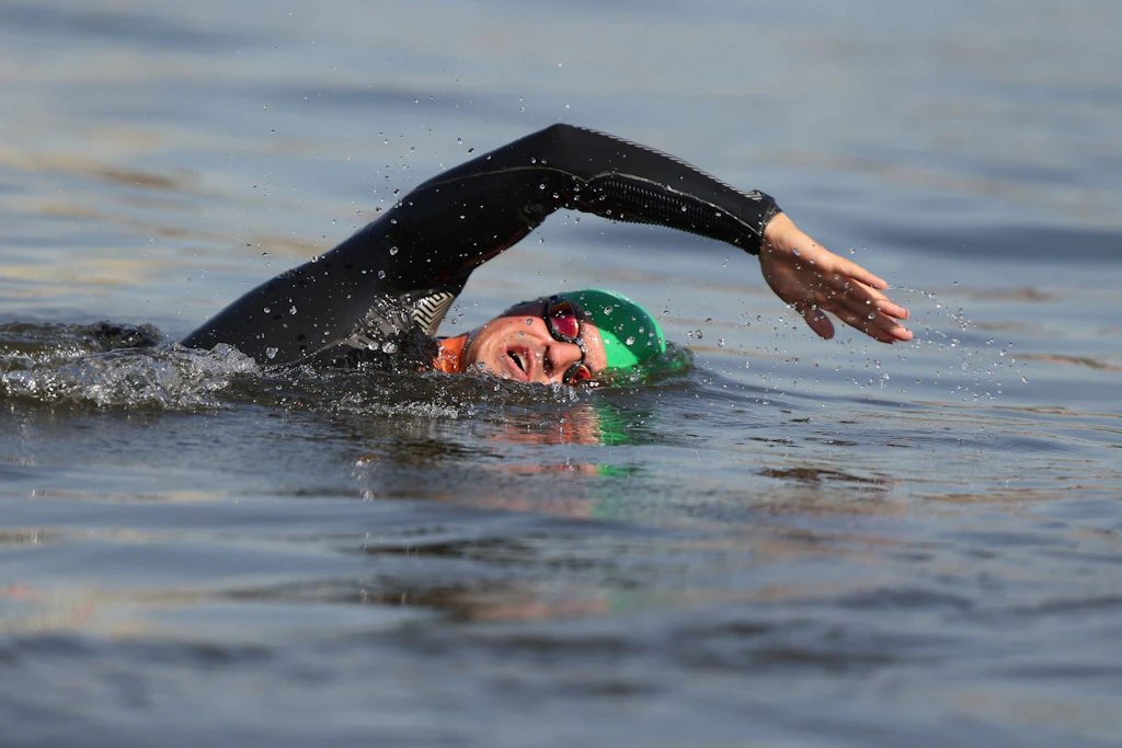 Der Langstreckenschwimmer Joseph Heß