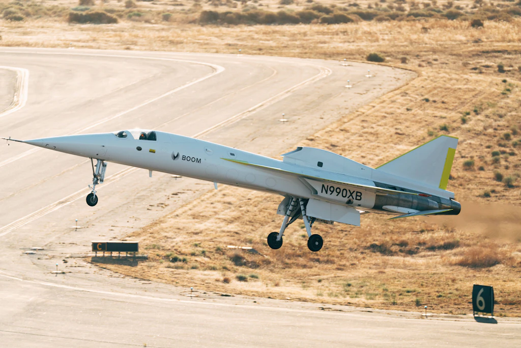 Boom Supersonic arbeitet mit dem Demonstrator XB-1 an der Entwicklung des zivilen Überschallflugzeugs Overture.