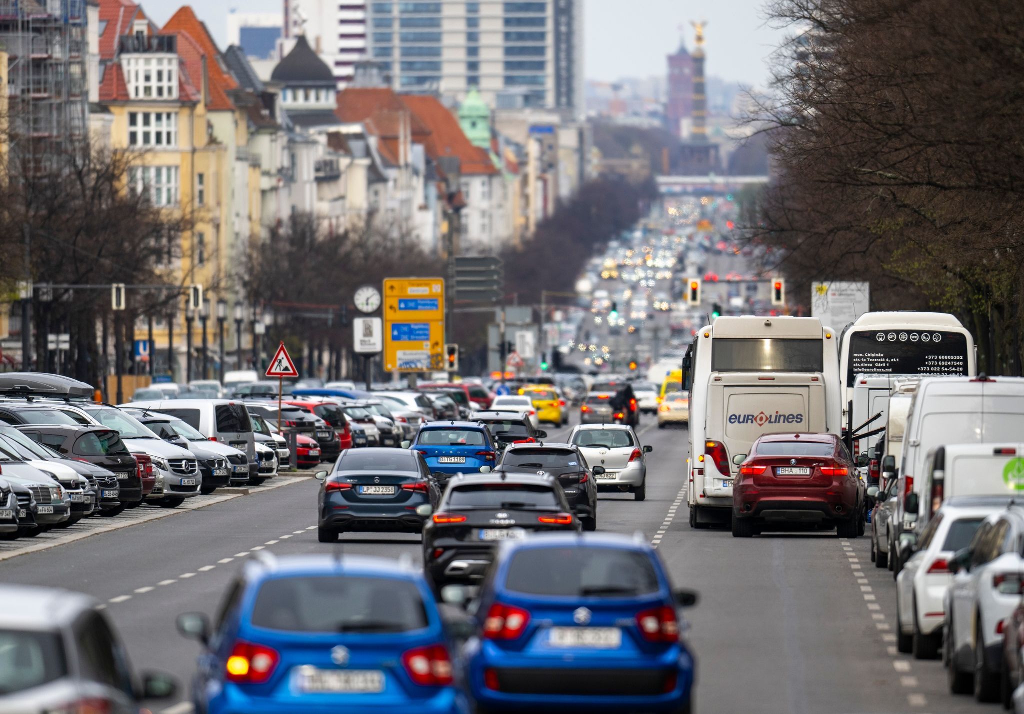 Verkehr in Berlin: Am Freitag haben es Autofahrer hier richtig gut