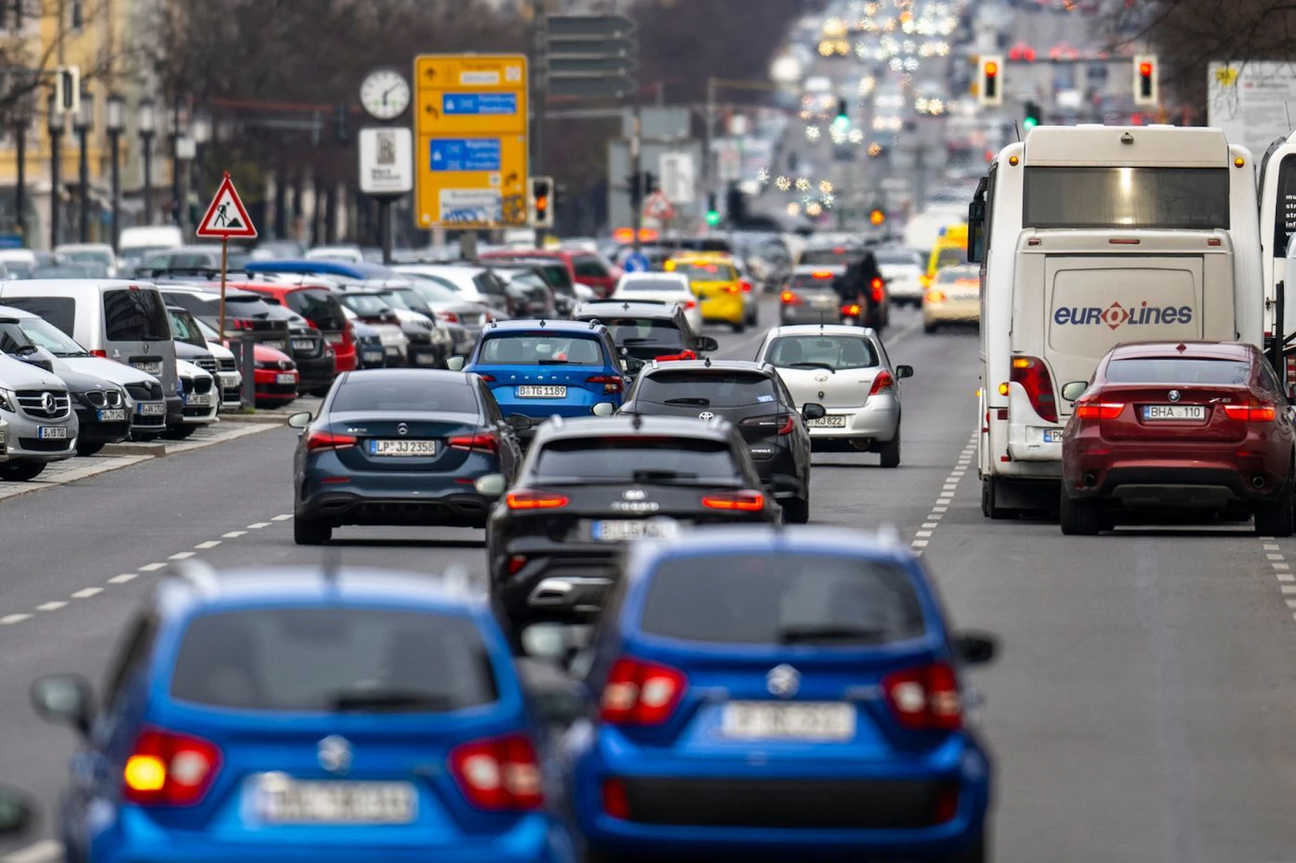 Verkehr in Berlin: Am Freitag haben es Autofahrer hier richtig gut