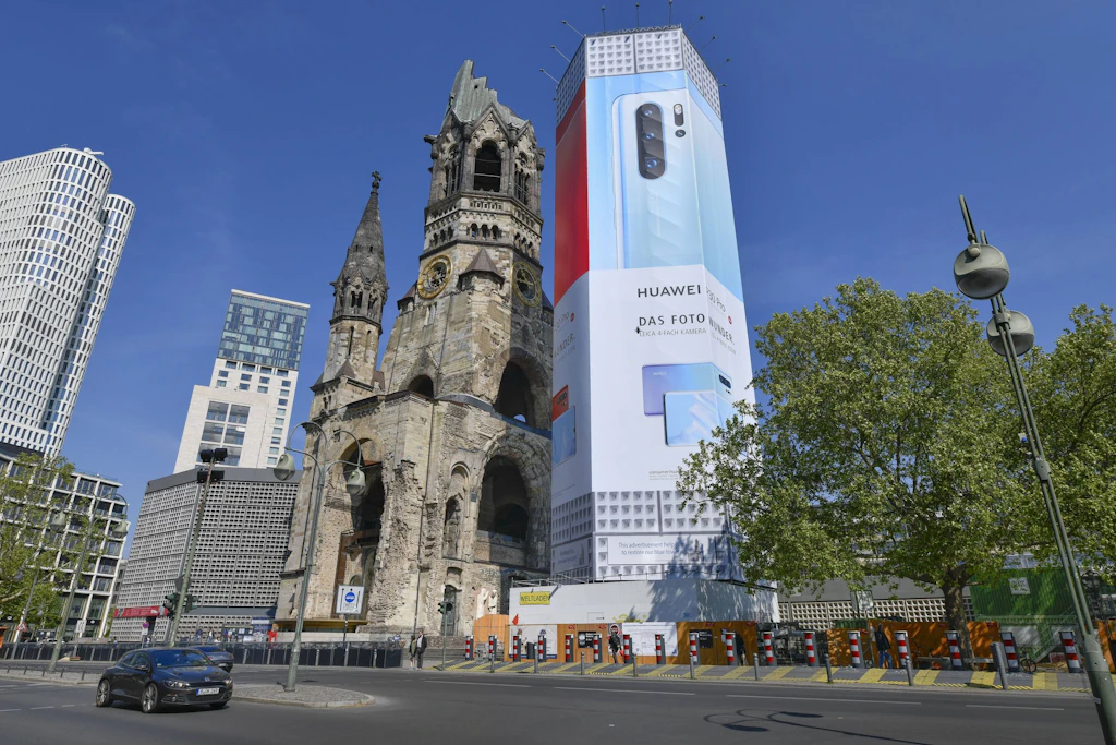 Die Kaiser-Wilhelm-Gedächtniskirche am Breitscheidplatz in Charlottenburg