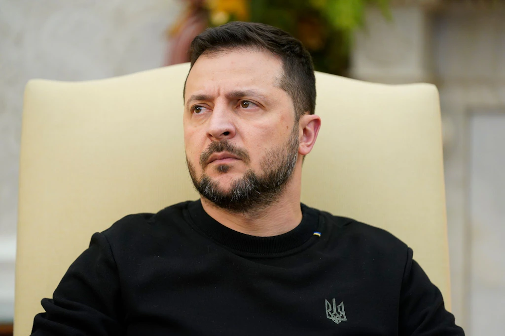 Der ukrainische Präsident Wolodymyr Selenskyj hatte mit der Ehrung einer Militäreinheit.