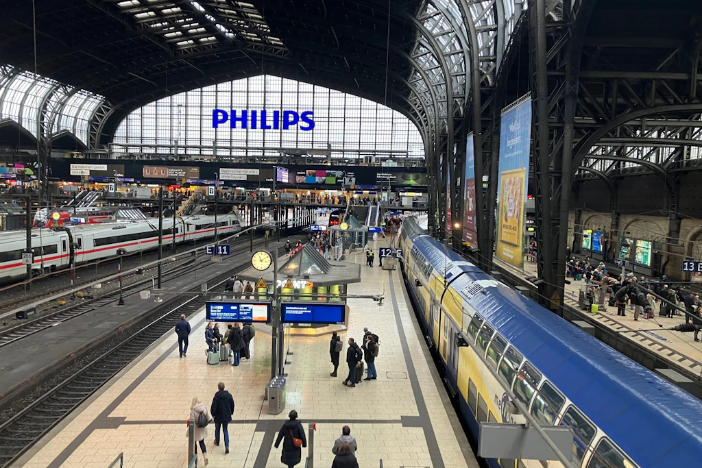 Der Hamburger Hauptbahnhof.