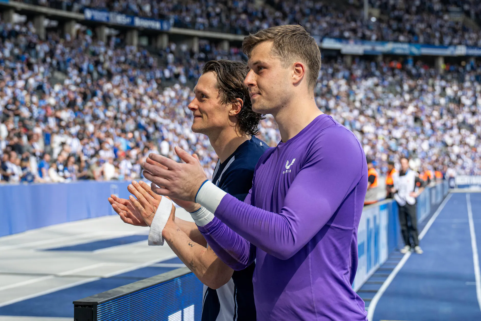 Fabian Reese ist schon weg, spielt nächste Saison beim VfL Wolfsburg. Torwart Tjark Ernst könnte als nächster Spieler Hertha BSC verlassen.