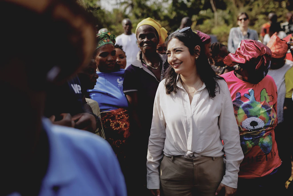 SPD-Entwicklungsministerin Reem Alabali-Radovan in Sierra Leone: „Wir können nicht überall alles machen.“
