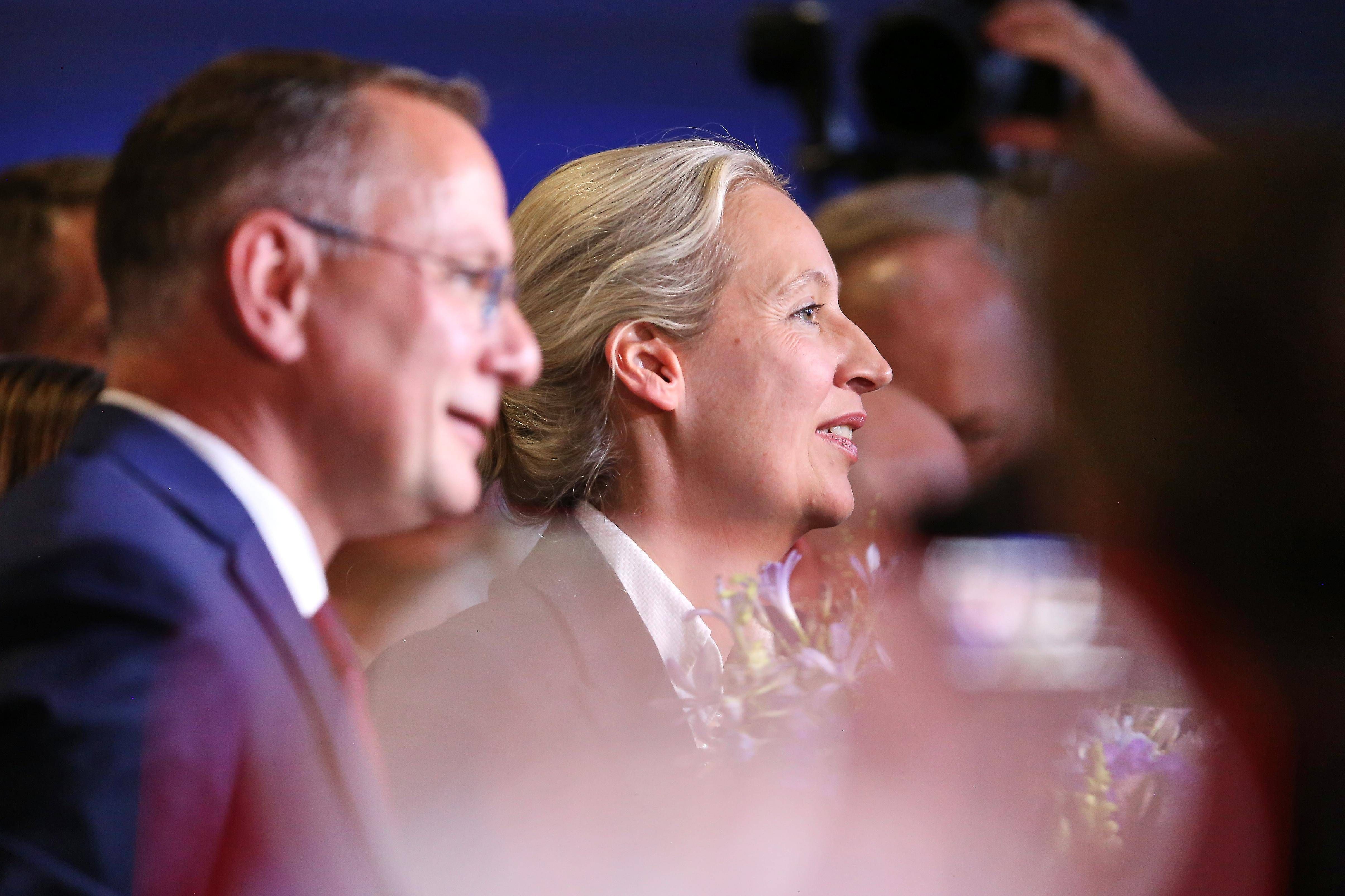 AfD-Parteitag in Erfurt endet: Weidel und Chrupalla wiedergewählt