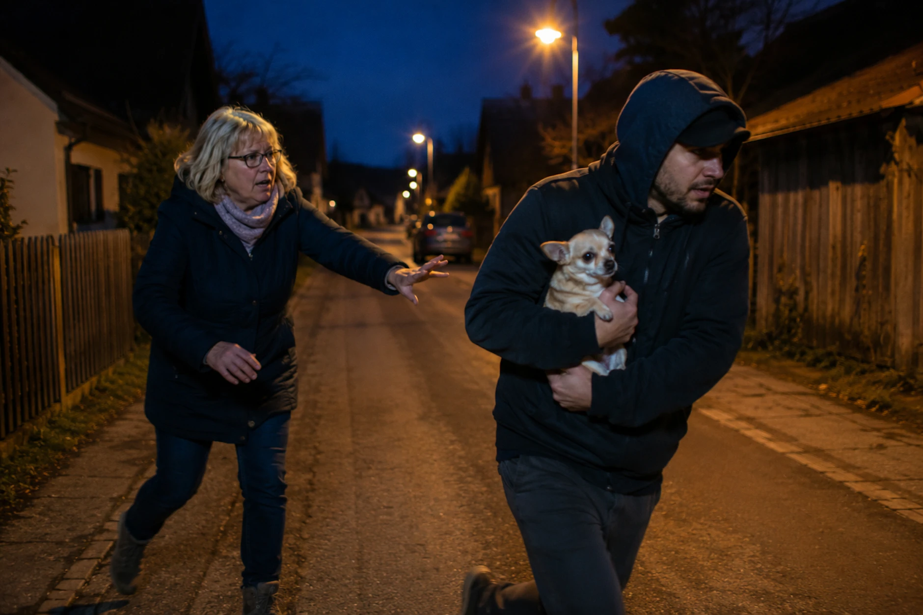So ähnlich könnte der Hunde-Krimi ausgesehen haben.