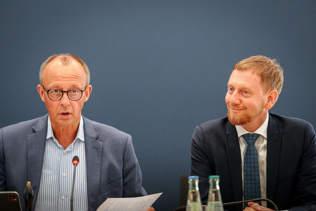 „Gigantischer Wahlbetrug“: CDU-Verband rechnet in offenem Brief mit Merz und Kretschmer ab