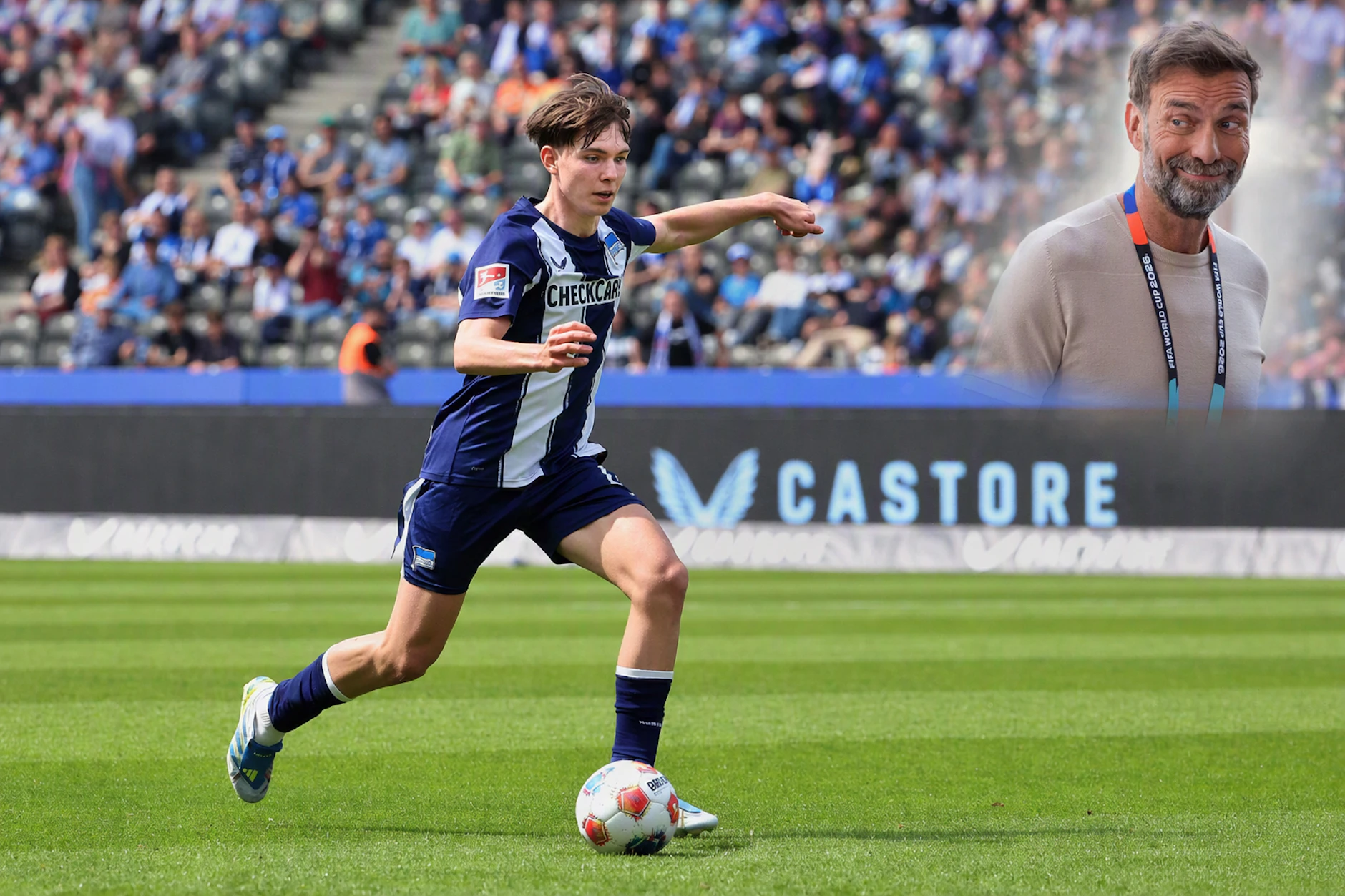 Jürgen Klopp hat schon bei Red Bull ein Auge auf Hertha-Juwel Kennet Eichhorn geworfen. Als Bundestrainer könnte Klopp das Wunderkind sofort nominieren.