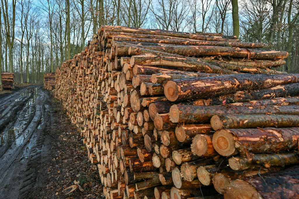 Im Wald gelagertes Holz ist für Diebe ein leichtes Ziel. Betroffen ist in Sachsen-Anhalt vor allem eine Region.