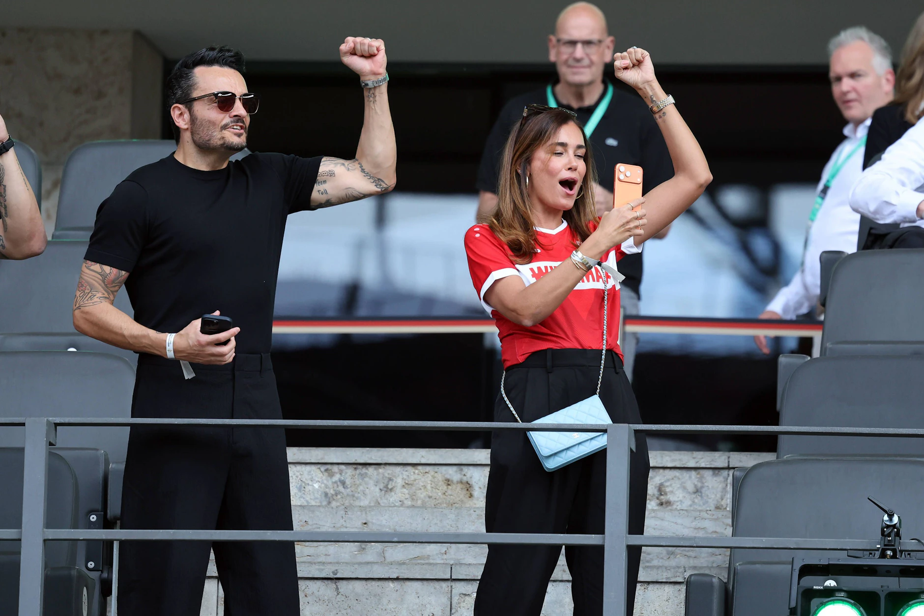 Erst Ende Mai waren Giovanni und Jana Ina Zarrella beim DFB-Pokal Finale in Berlin zu Besuch.