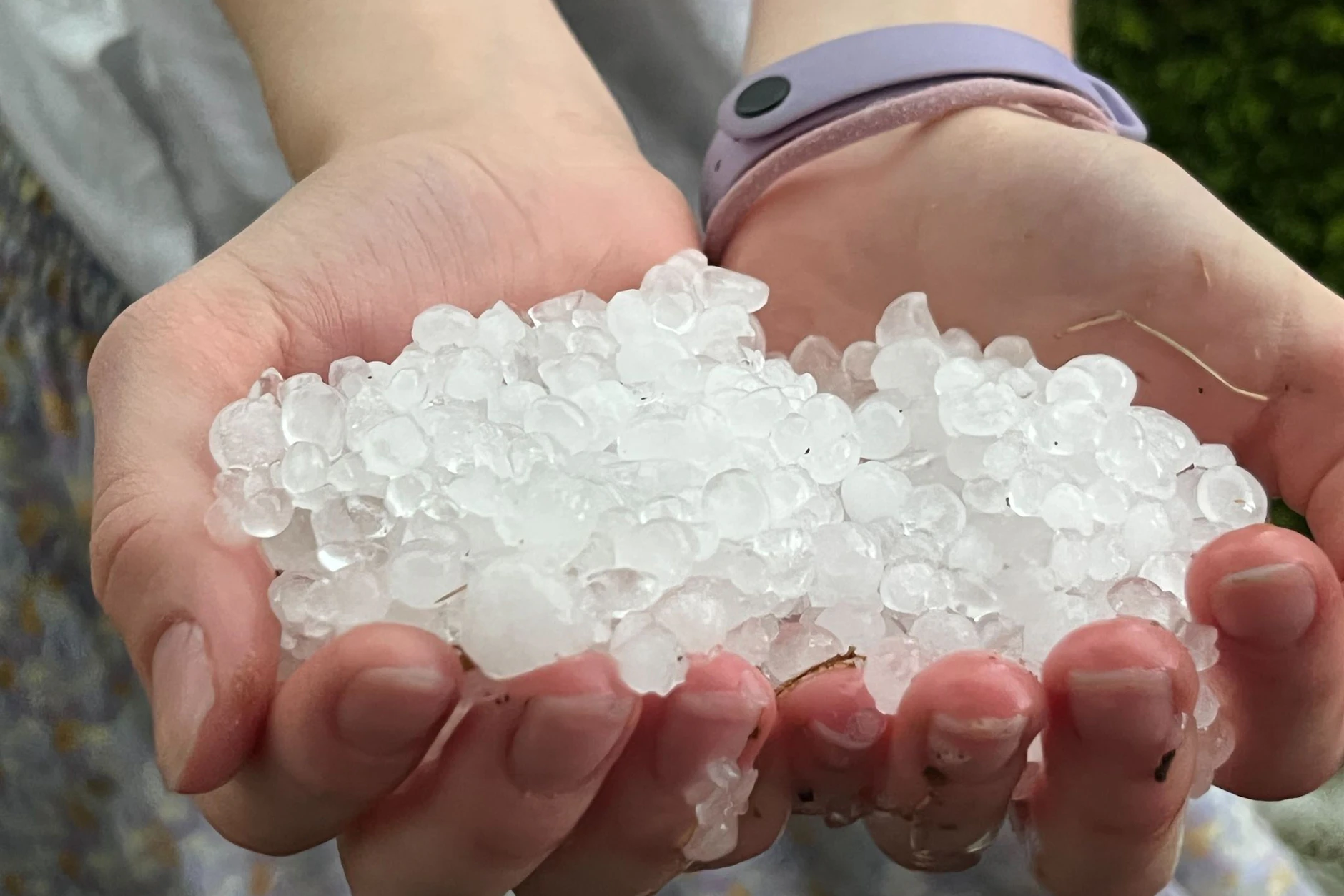 Der DWD sagt für den Süden Deutschlands heftige Gewitter mit Hagel voraus.