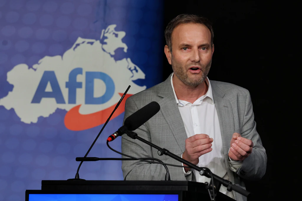 Enrico Schult ist der Co-Landesvorsitzende der AfD in Mecklenburg-Vorpommern.