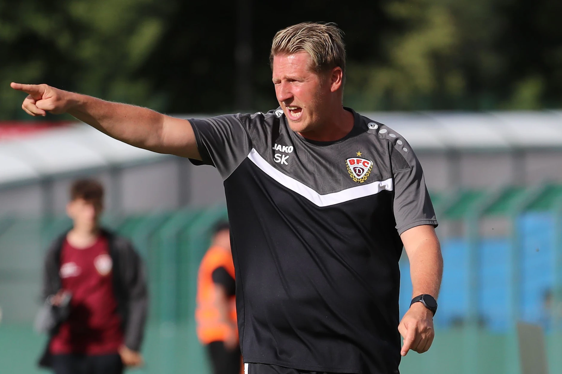 Sven Körner, Cheftrainer des BFC Dynamo, hat gegen Lübeck viel zu korrigieren.
