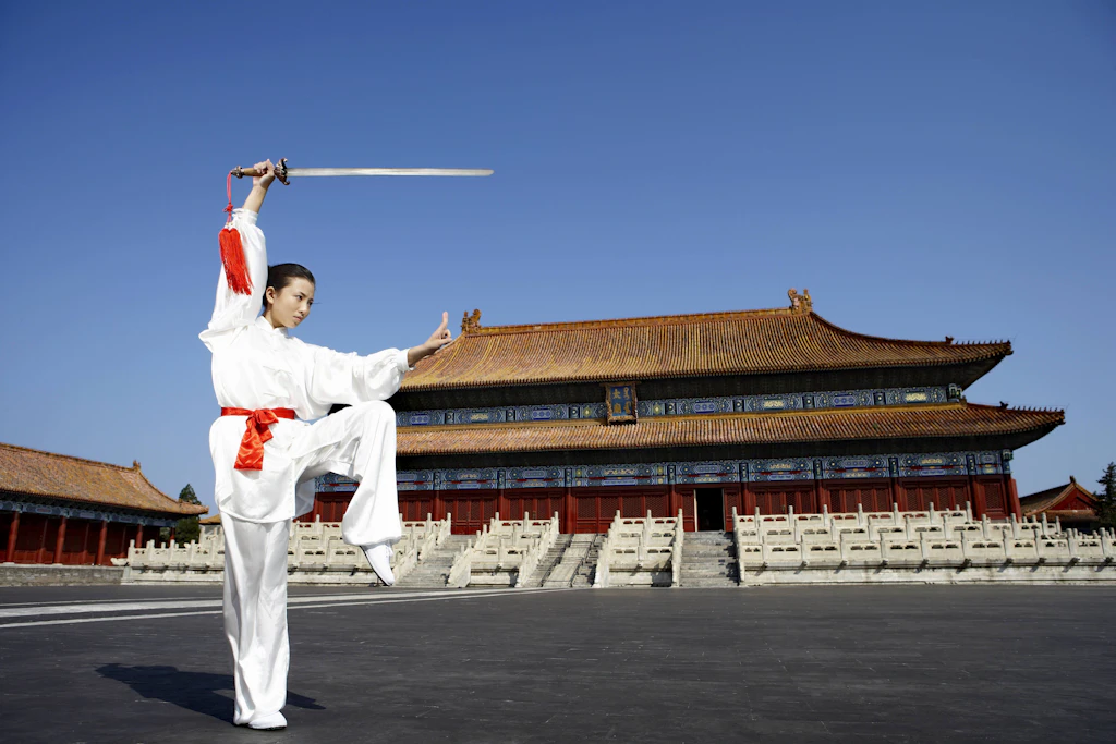 Kampfkunst in der Verbotenen Stadt in Peking: Der Begriff Kung-Fu fasst mehrere Stile zusammen und bedeutet&nbsp;„hart erarbeitete Fertigkeit“.