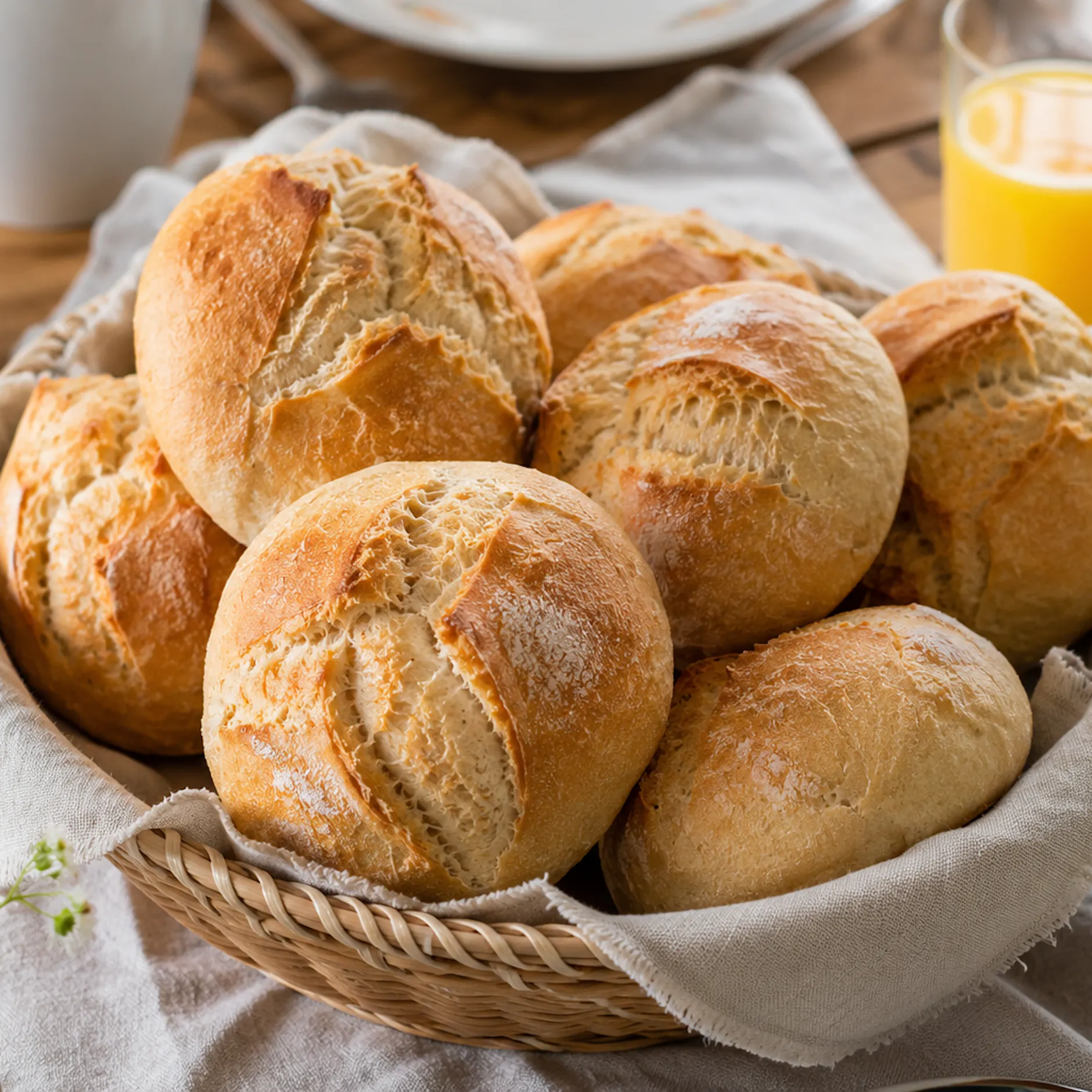 Sonntagsbrötchen über Nacht: Knuspriger kriegt es kein Bäcker hin!