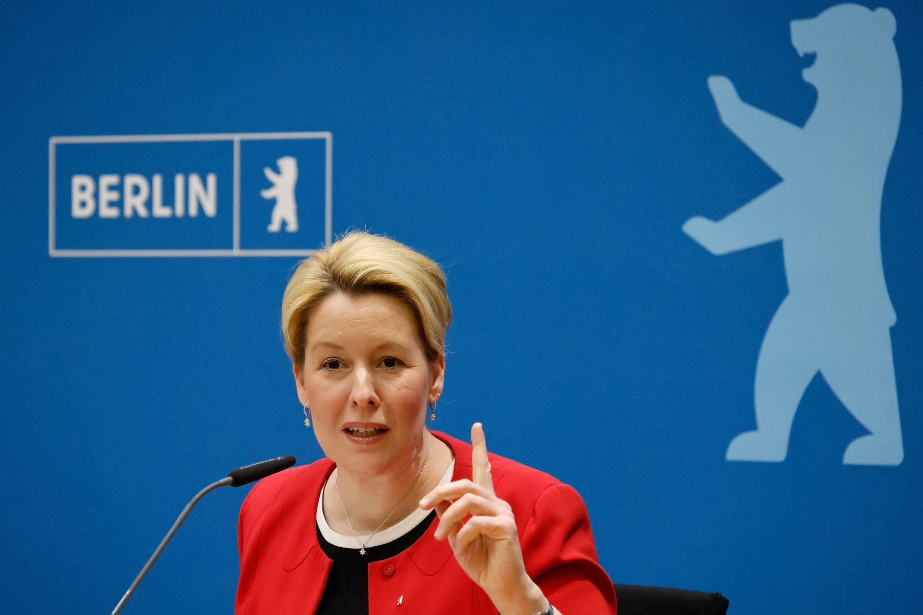 Franziska Giffey (SPD) veröffentlichte über ihren Facebook-Kanal einen Suchaufruf nach dem vermissten Jungen.